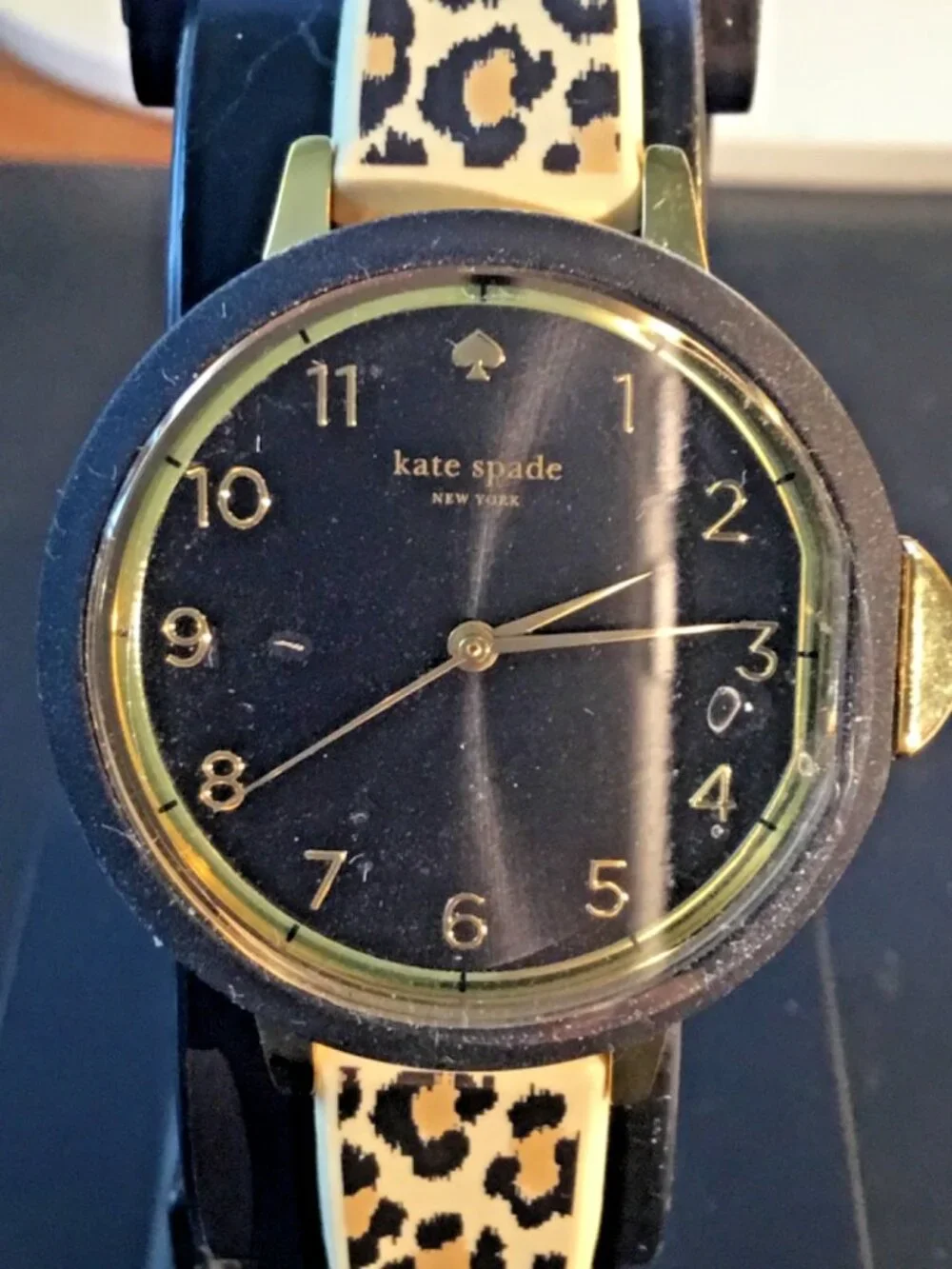 Kate Spade== New York PARK ROW== Ladies KSW1485== Leopard BAND== Quartz Watch